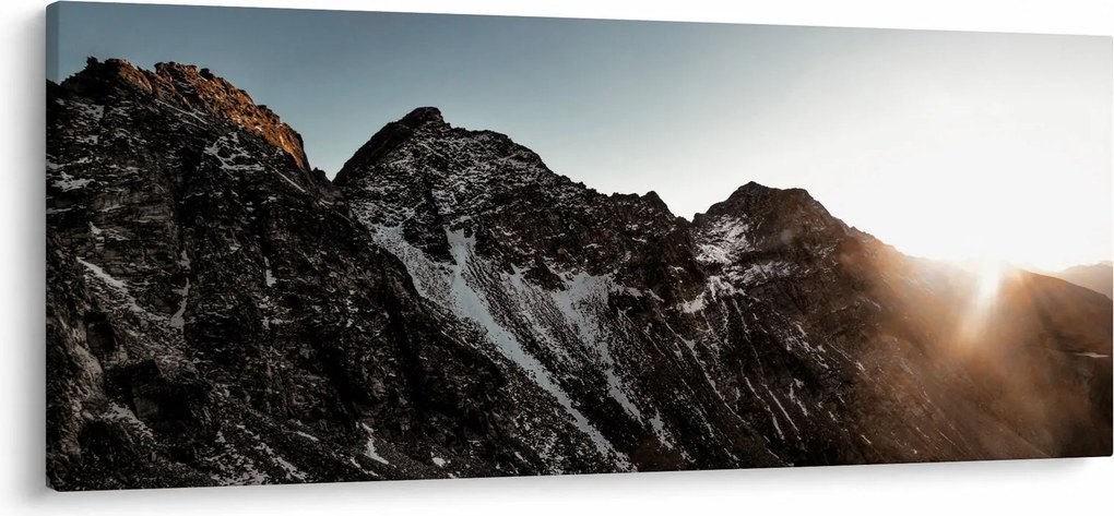 Tablou - Lanț de munți stâncos (120x50 cm)