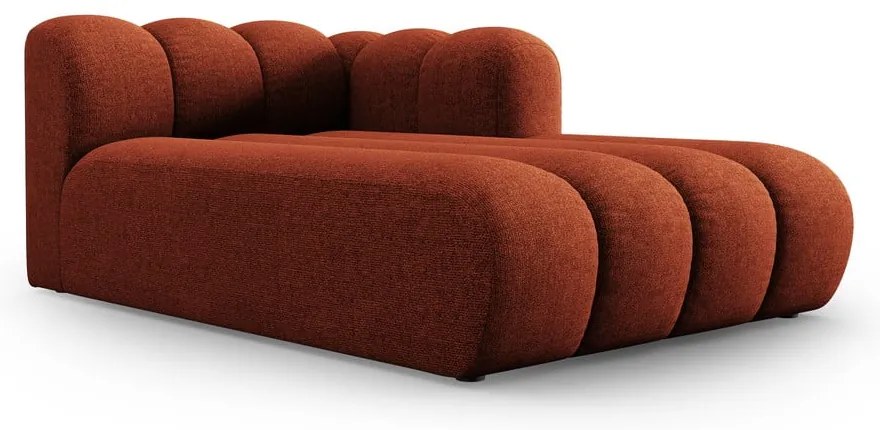 Șezlong cărămiziu (cu colț pe partea dreaptă) Lupine – Micadoni Home