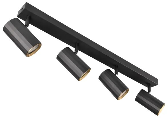 Spot NICEA 4xGU10/10W/230V negru