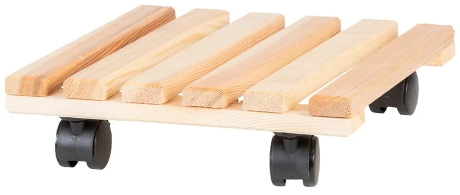 Bază mobilă pentru ghiveci din lemn (înălțime 8 cm) Indoor &amp; Outdoor – Esschert Design
