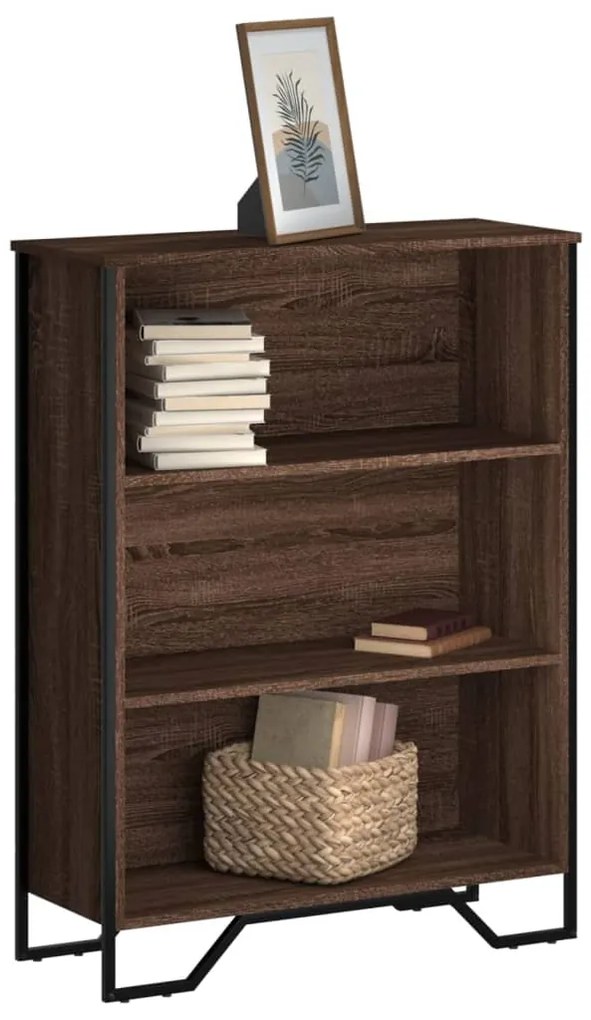 vidaXL Bibliotecă, stejar maro, 80x31x106 cm, lemn prelucrat