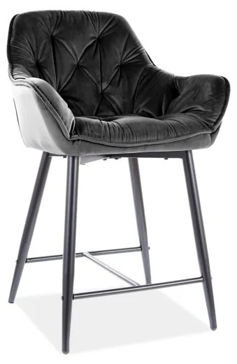 Expedo Scaun de bar BERRY H-2 Velvet, 56x88x40, bluvel 28
