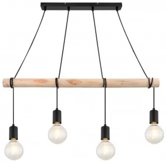 Suspensie vintage 4 becuri E27 Pablo 3980 Rabalux
