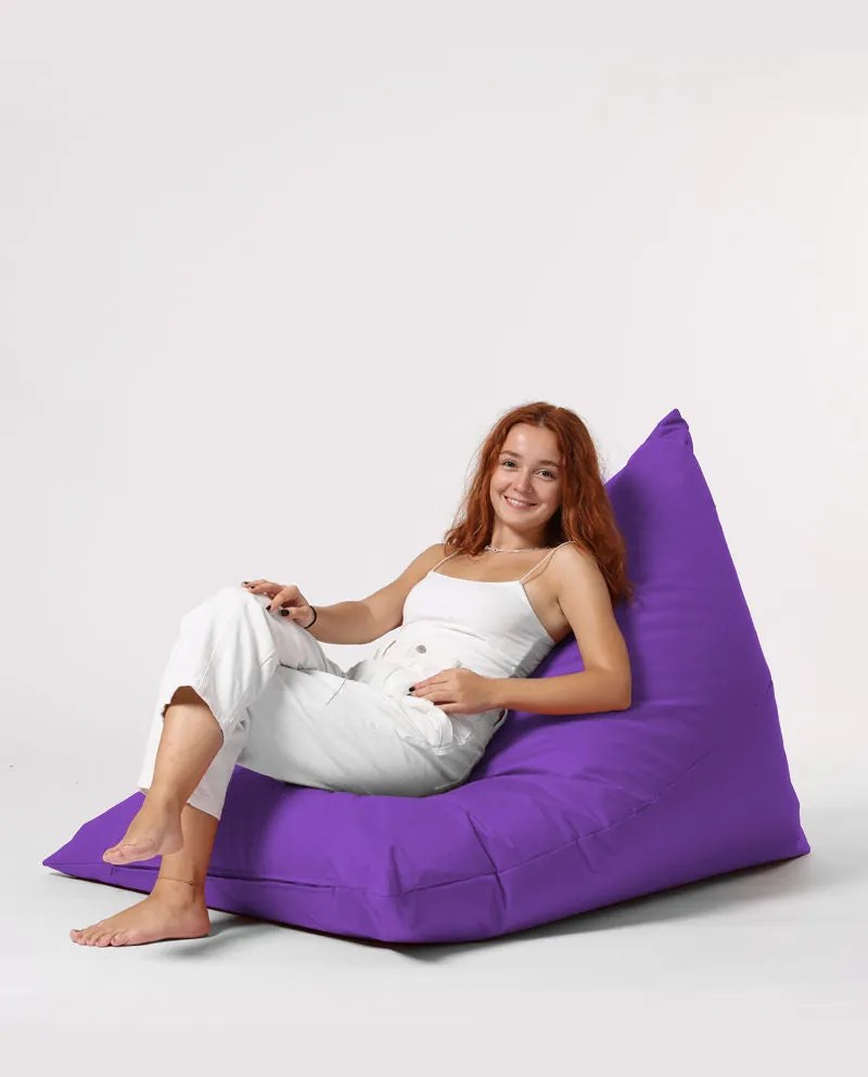 Fotoliu puf pentru grădină Pyramid Big Bed Pouf - Purple