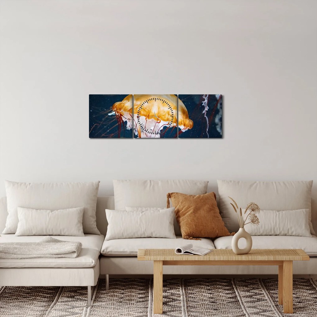 Tablou - Medusa (cu ceas) (90x30 cm)