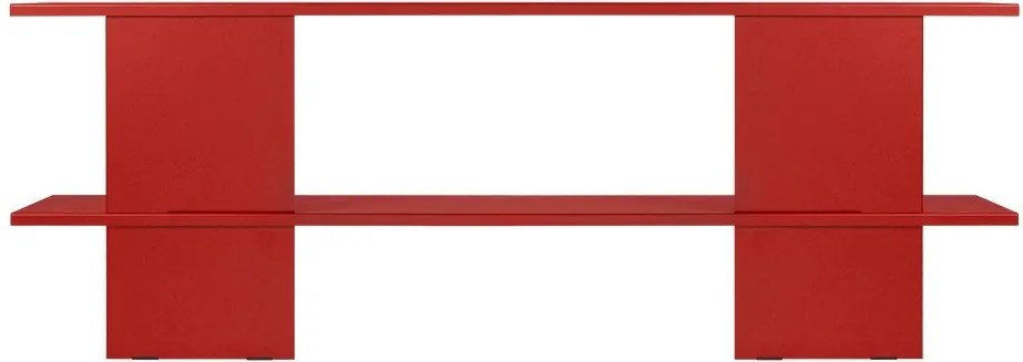 Etajeră roșie din metal 160x57x37 cm Hes – noo.ma