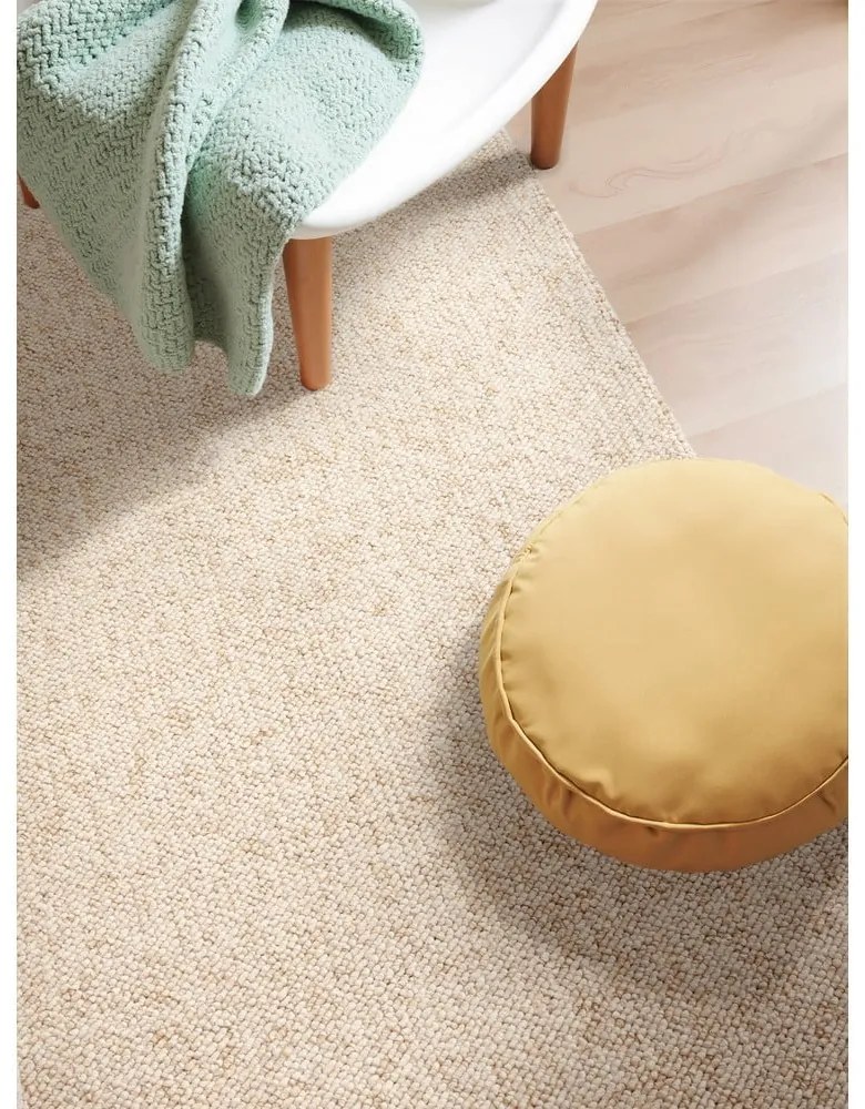 Covor crem lavabil 120x170 cm Rocco Cream – Elle Decoration