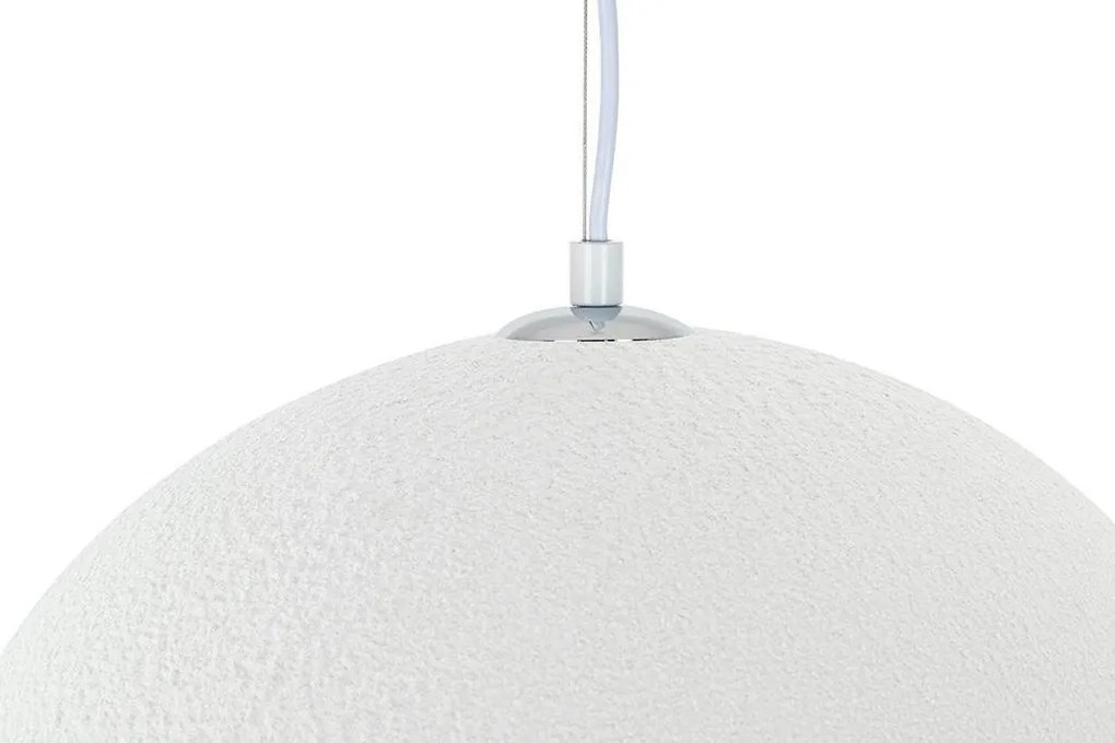 Lustra suspendata design decorativ Cloud alb 40cm