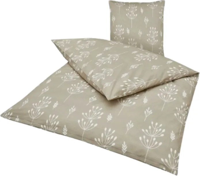 Lenjerie de pat din bumbac Renforce FARAH bej Dimensiune lenjerie de pat: 80 x 80 cm | 135 x 200 cm