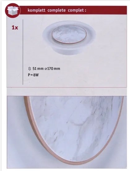 Aplică LED/6,5W TIRIL 230V Paulmann 79700