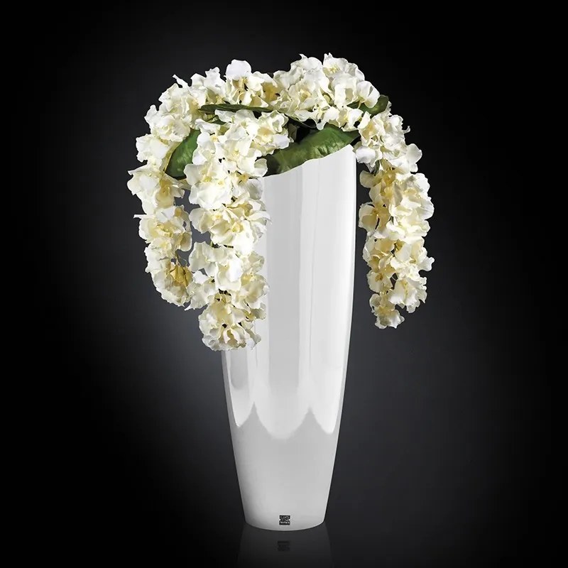Aranjament floral design LUX, OSLO IN SHINY VASE, alb 130cm 1141245.95