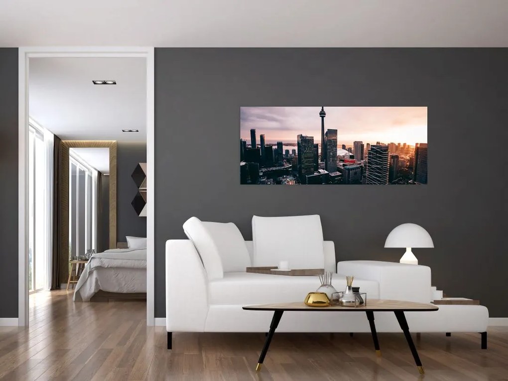 Tablou - Cntru orașului (120x50 cm)