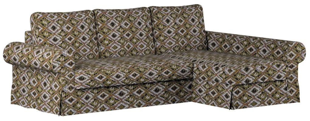 Husa canapea extensibila cu sezlong Backabro