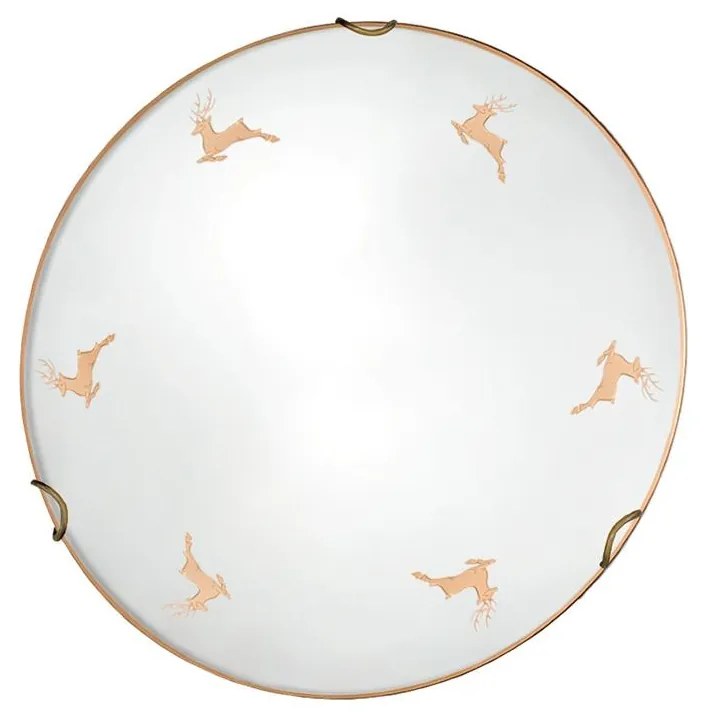 Kolarz 731.11.4.150 - Aplica de perete NONNA 1xE27/60W/230V Ø 30 cm, ornament cerb, aur roz