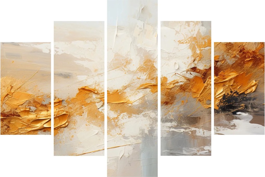 Tablou - Textura aurie (150x105 cm)