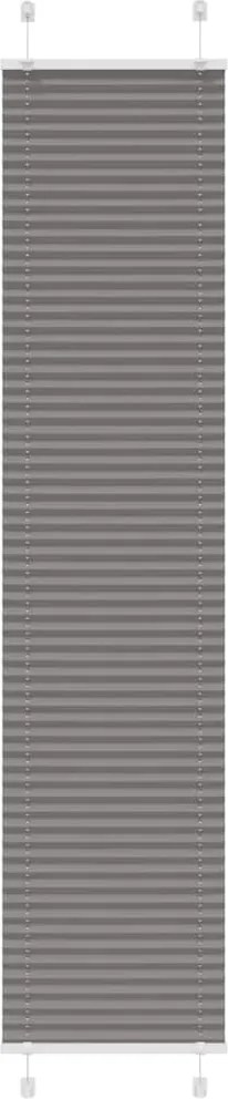 vidaXL Jaluzea plisată Antracit 45x200 cm Lățime țesătură 44,4 cm