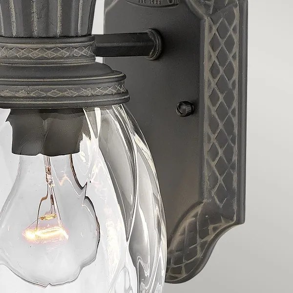 Corp de iluminat de exterior Hinkley HK-PLANTATION-S-MB PLANTATION 1xE27/40W/230V IP44 negru