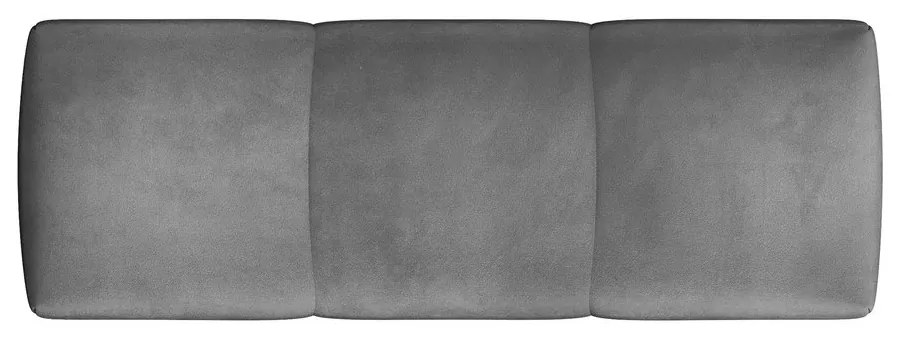 Cotieră pentru canapea modulară gri cu tapițerie din catifea Rome Velvet - Cosmopolitan Design