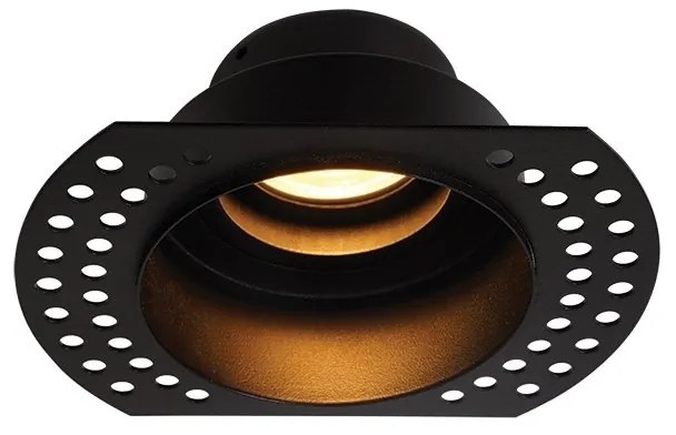 Spot incastrabil pentru baie IP65 Isa GU10 negru