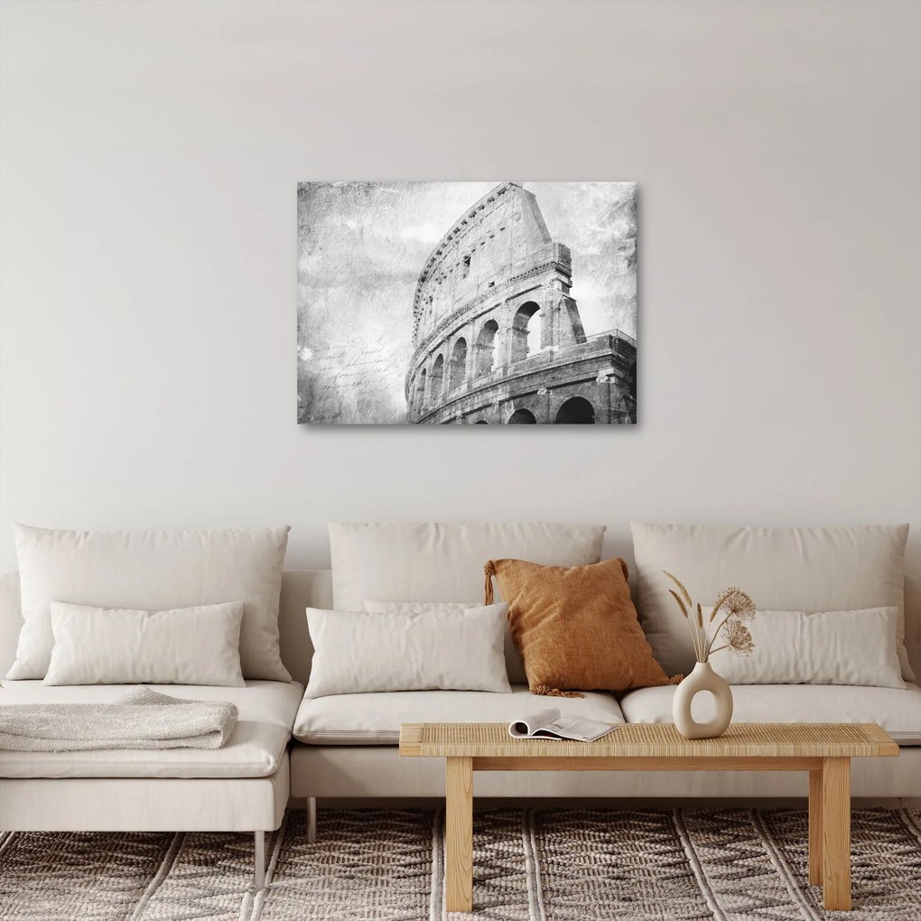 Tablou - Carte poștală de epocă a orașului N⁰1 (70x50 cm)