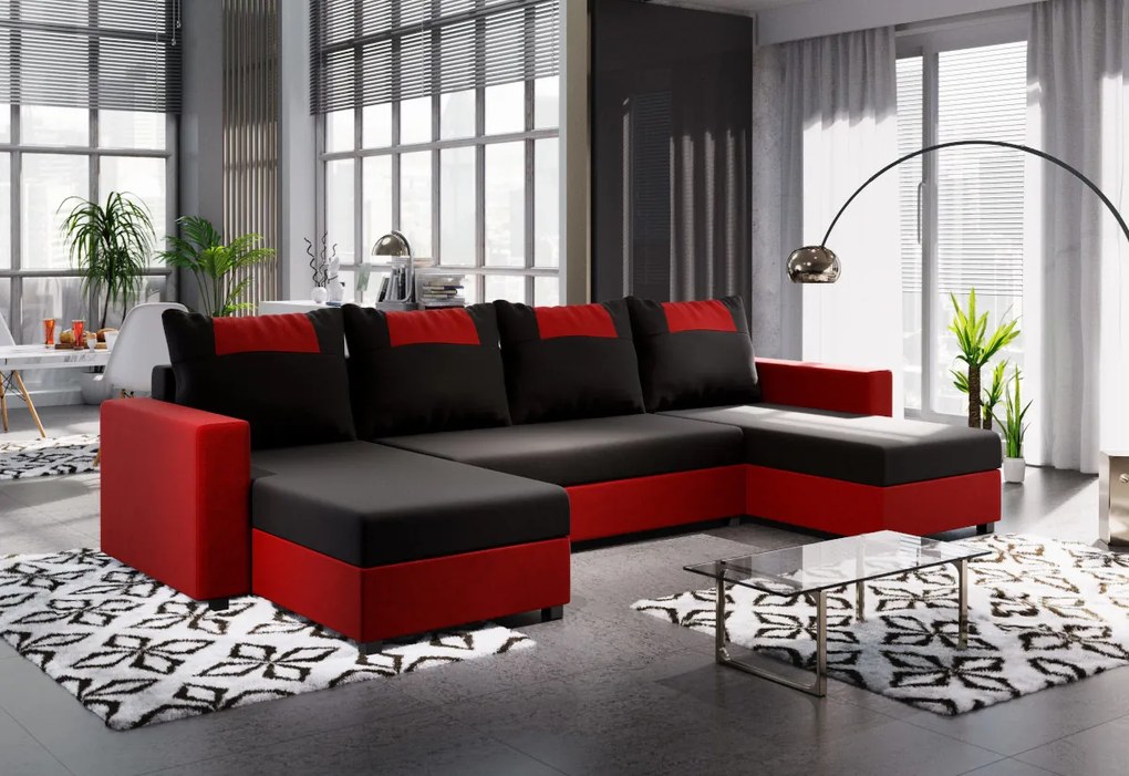 Supermobel Colțar extensibil în formă de U STAR, 303x140, sawana 05/sawana 14