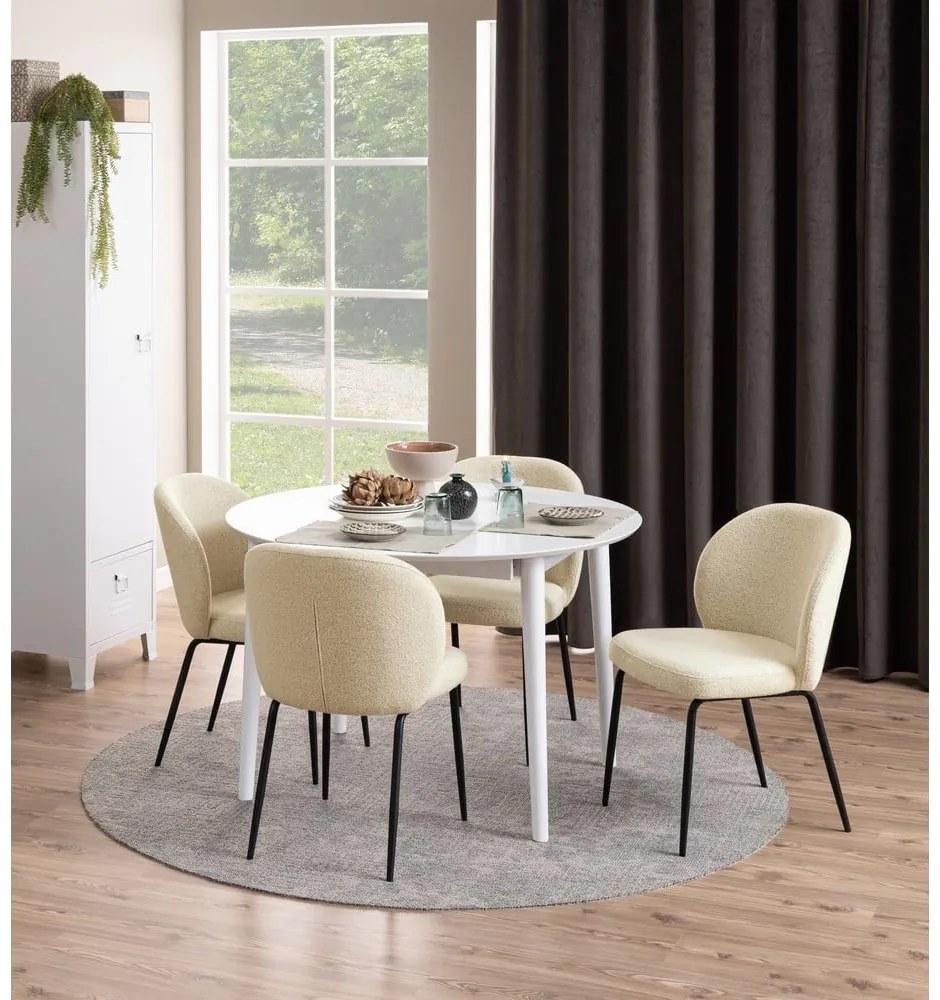 Scaune de sufragerie bej 2 buc. Patricia - Actona