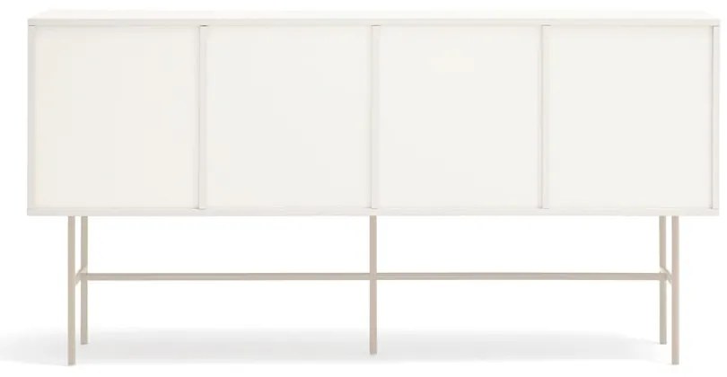 Comodă joasă cu ușă glisantă bej-crem 180x91 cm Nube – Teulat