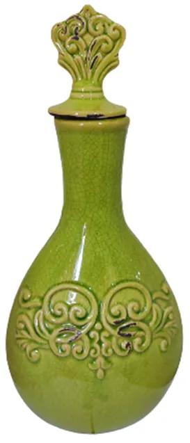 Vaza ceramica GIULIA, Verde, 35cm