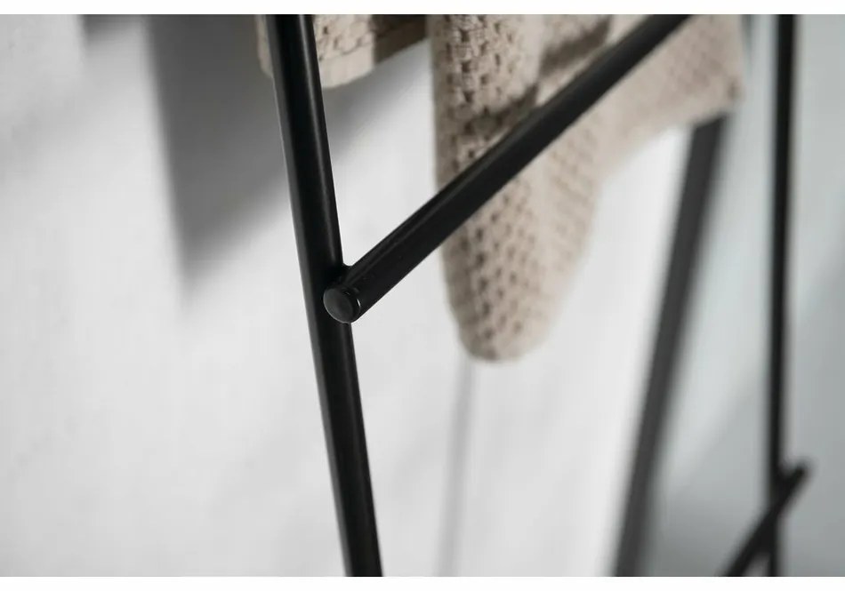 SAPHO SE121 Suport prosop Debut 50 x 186 x 3,2 cm,negru mat