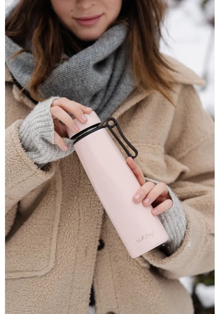 Termos roz 500 ml Fuori – Vialli Design
