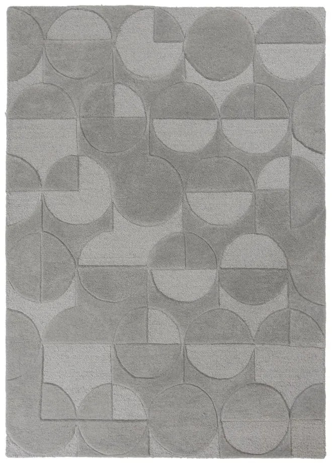 Covor din lână Flair Rugs Gigi, 200 x 290 cm, gri