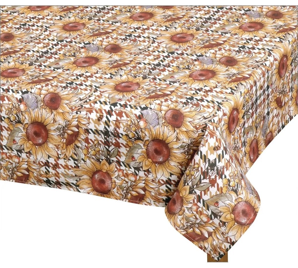 Față de masă Bellatex EMA Floarea-soarelui, 120 x 140 cm, 120 x 140 cm