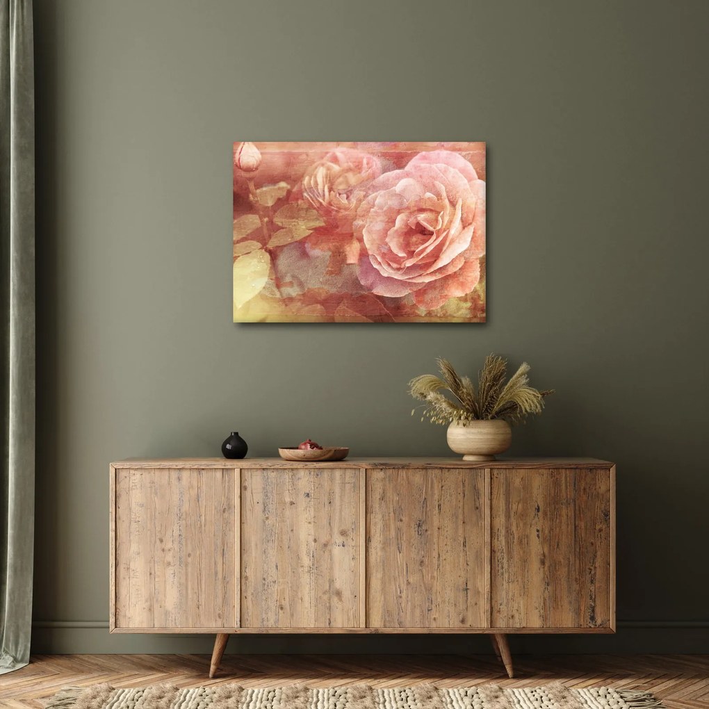 Tablou cu trandafir (70x50 cm)