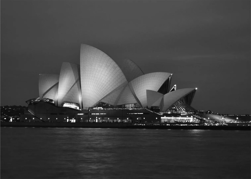 Tablou pe sticlă cu Opera din Sydney (70x50 cm)