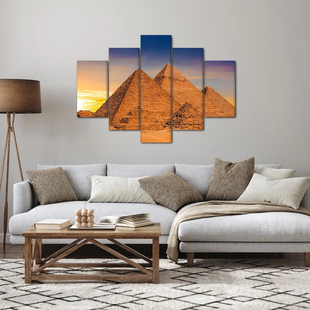 Tablou - Piremidele din Egipt (150x105 cm)
