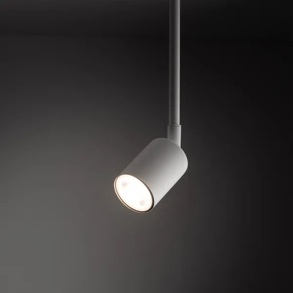 Lustră pe tijă pentru sistem de șină TOP 1xGU10/10W/230V alb