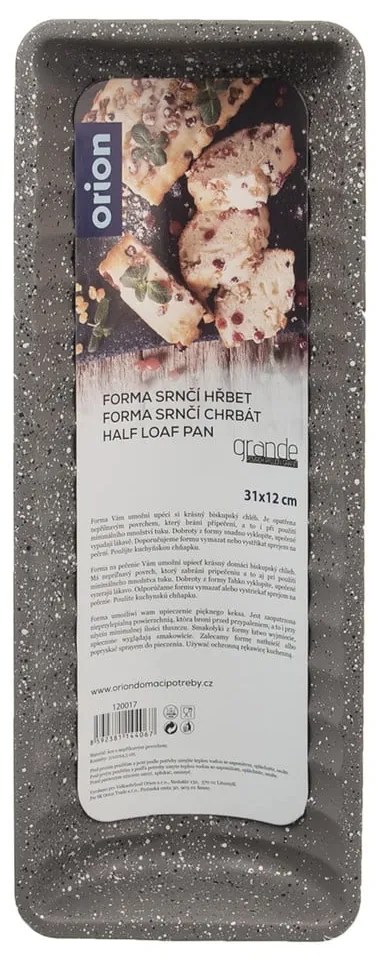 Formă de copt pentru rulade din metal 12x31 cm Grande – Orion