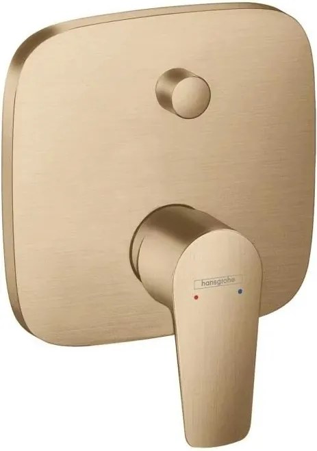 Baterie cada - dus incastrata Hansgrohe Talis E monocomanda bronz periat