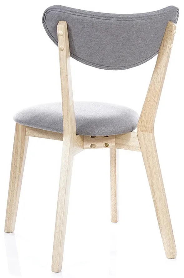 Scaun de sufragerie Belkis (Gri + Stejar). 1049994