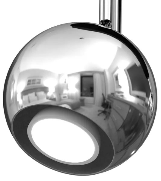 Spot COMET 3xGU10/8W/230V negru/crom lucios