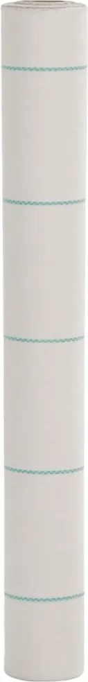 vidaXL Membrană antiburuieni, alb, 1x150 m, PP