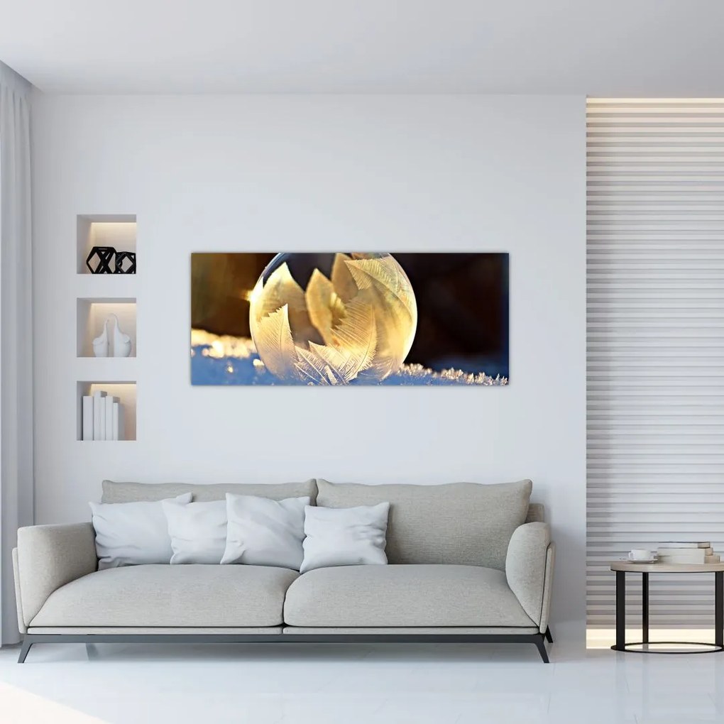 Tablou cu bulină înghețată (120x50 cm)
