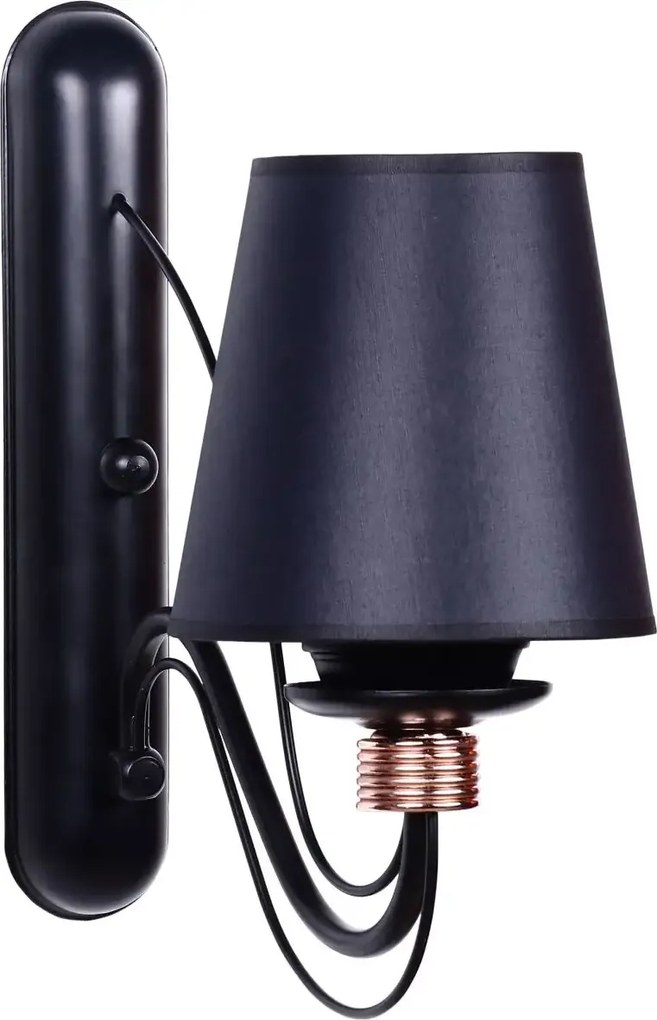 Aplica perete negru homs,seria lx,40048