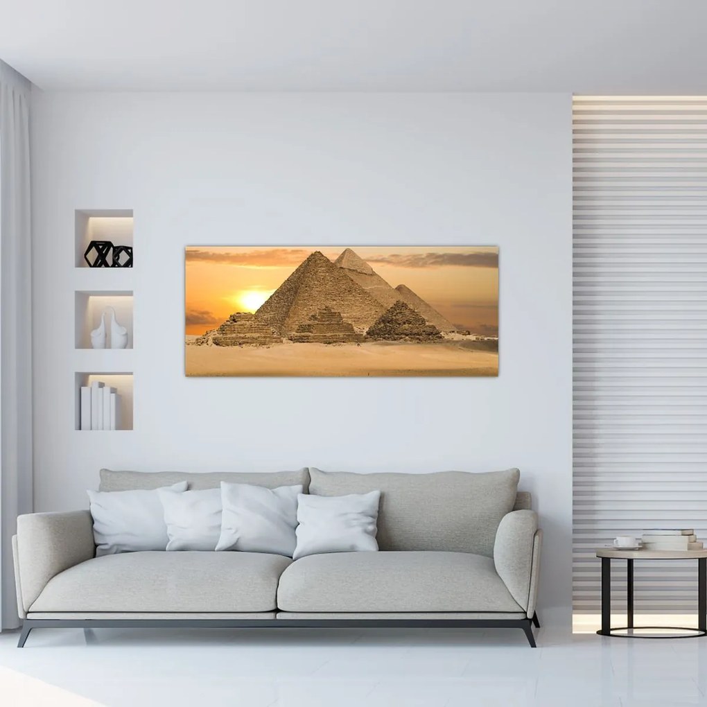Tablou - Piramidele (120x50 cm)
