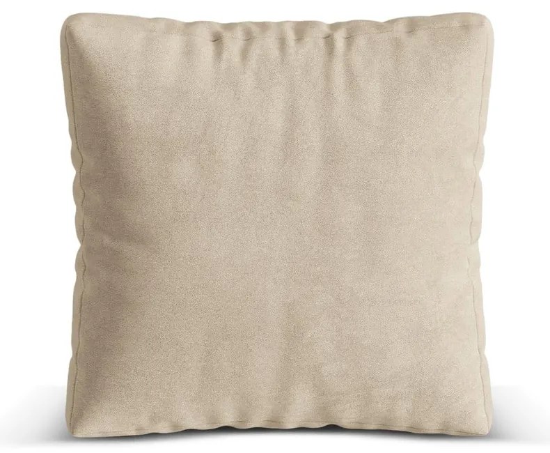 Pernă pentru canapea modulară bej cu tapițerie din catifea Martina – Micadoni