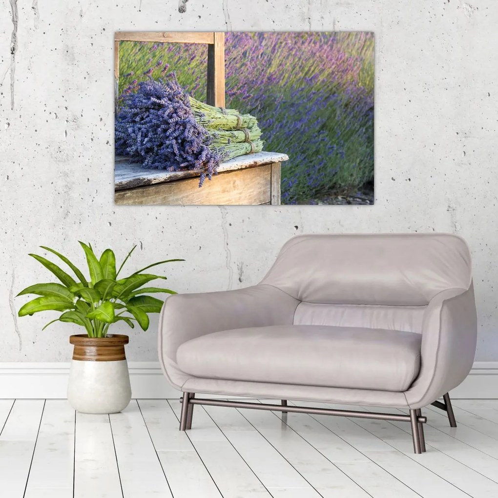 Tablou - Buchețele de lavandă (90x60 cm)