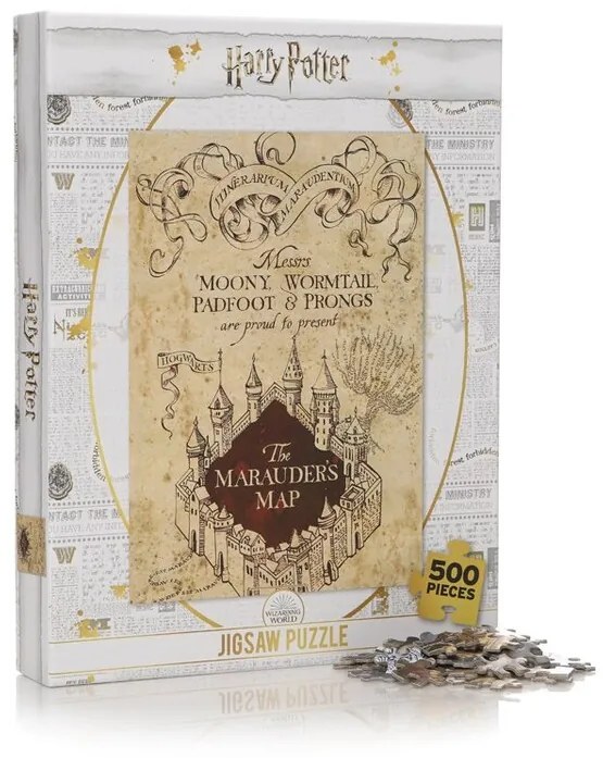 Puzzle Harry Potter - Harta Marauder