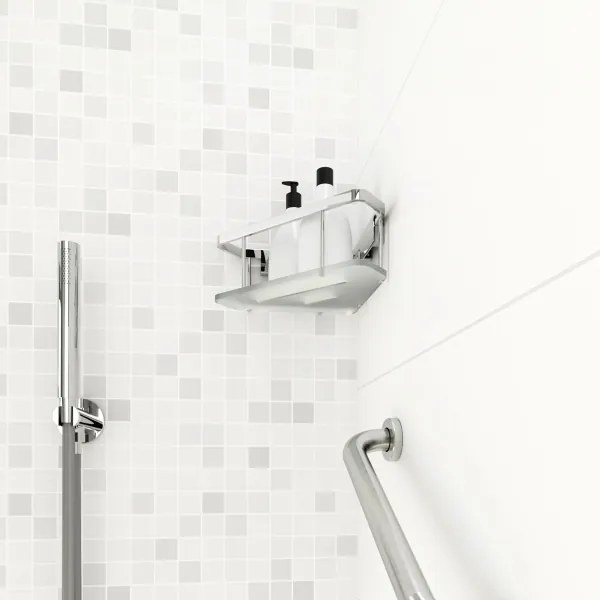 Raft de perete de duș NIMCO Ki 14003-B-26 KIBO crom lucios