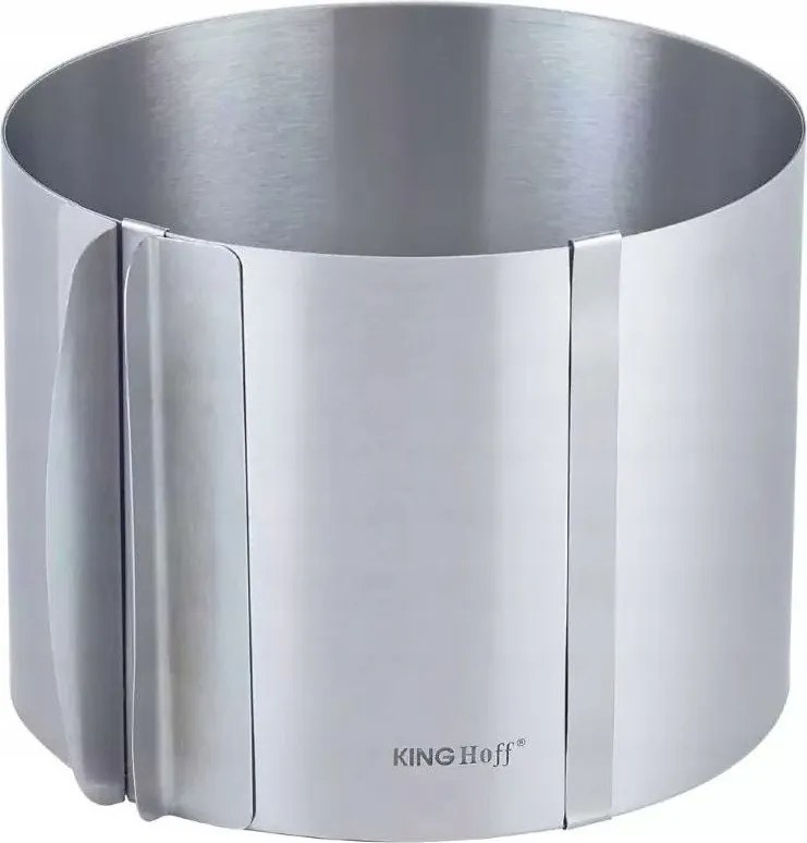 Forma reglabila pentru torturi Kinghoff KH 1792, 16-30 cm, Otel inoxidabil, Argintiu