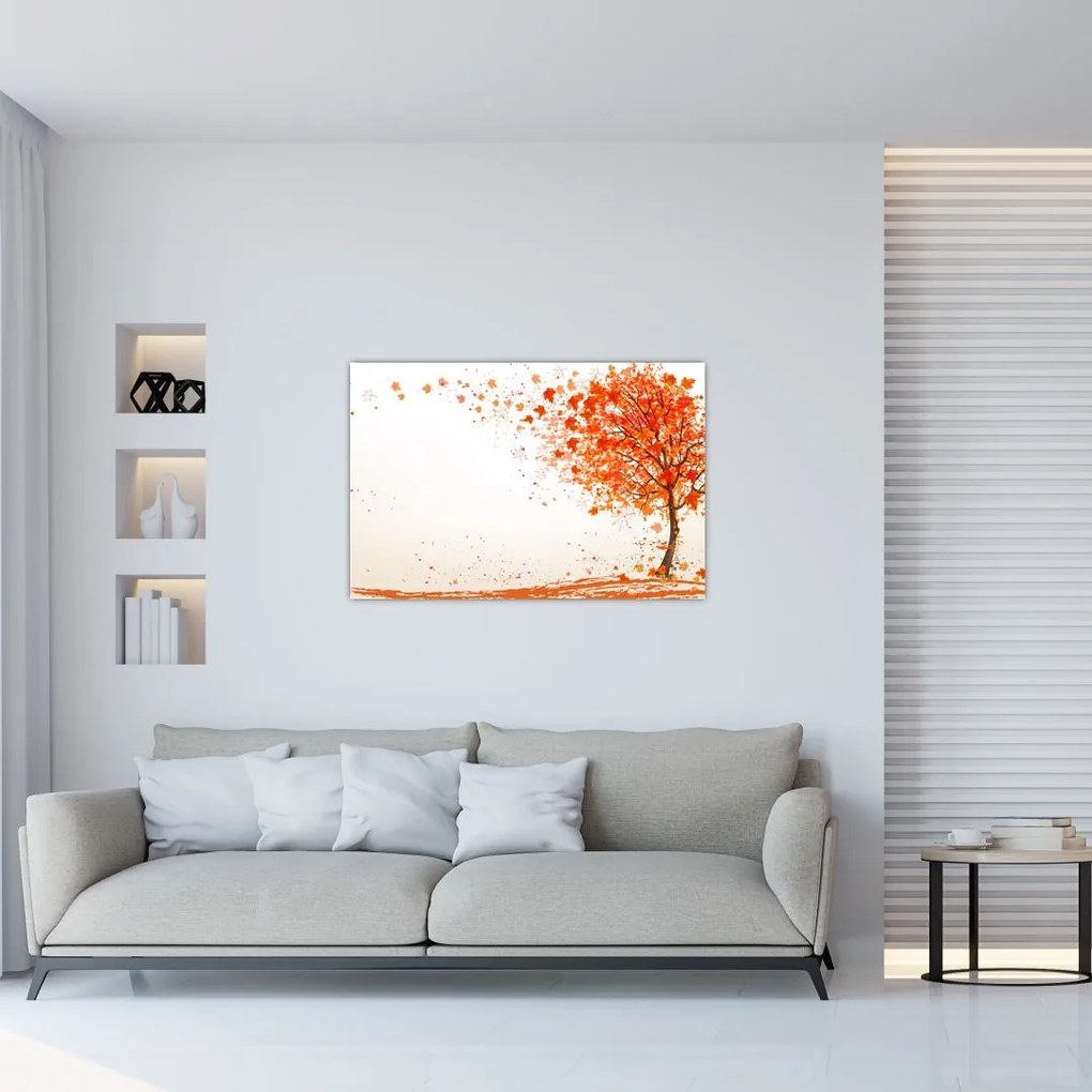 Tablou - Copac în vâmnt (90x60 cm)